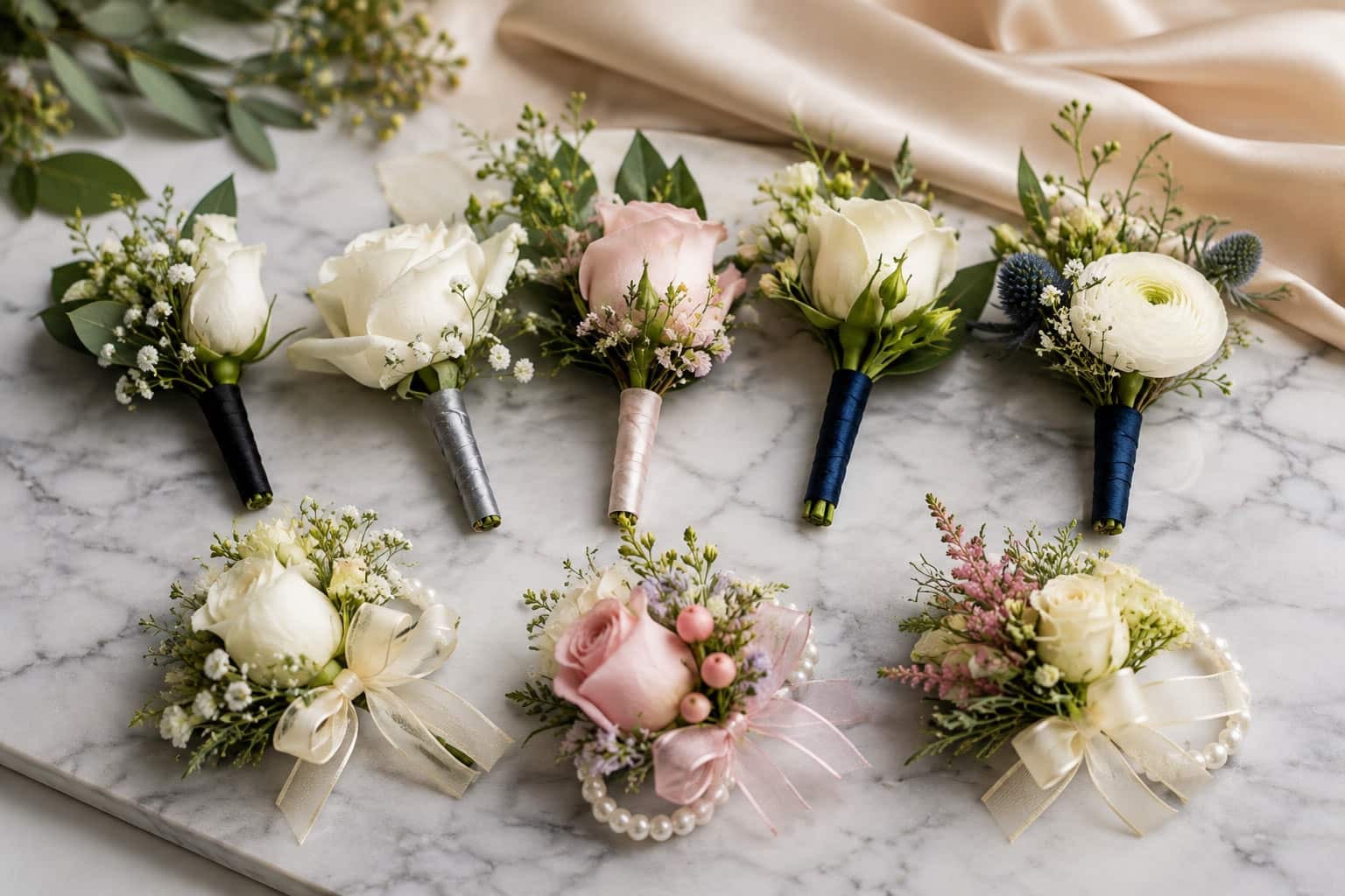 A set of designs for Boutonieres and Corsages