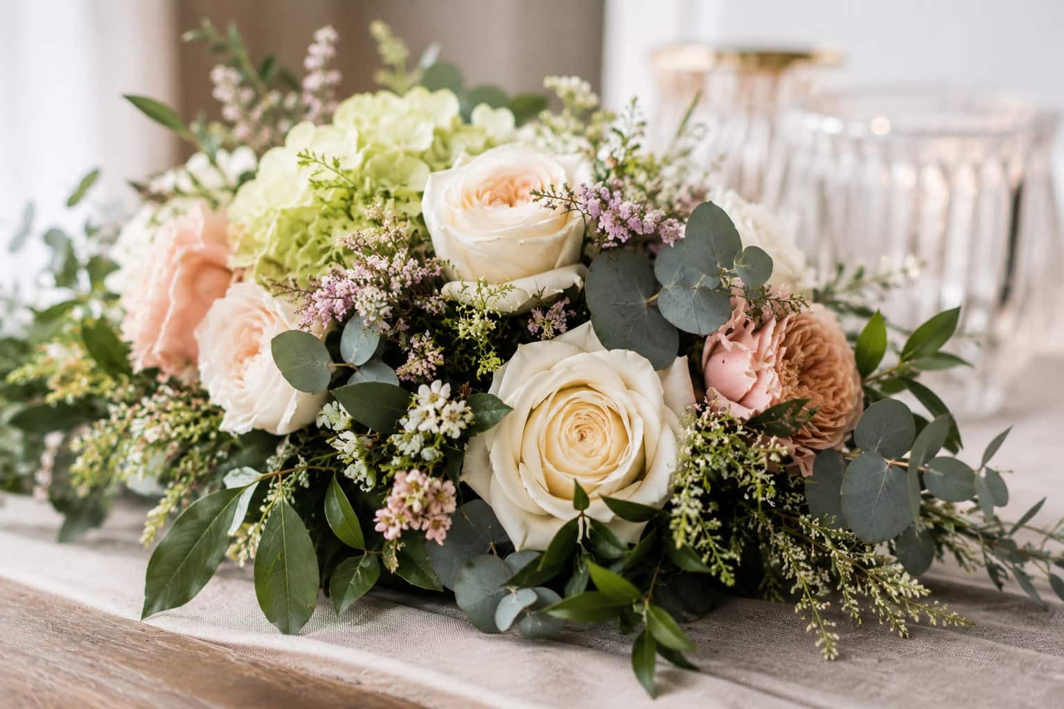 A beautiful flowers for wedding reception.